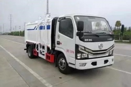 東風(fēng)5方側(cè)裝壓縮垃圾車(chē)